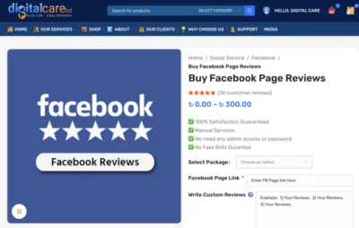 Buy Facebook Page Reviews